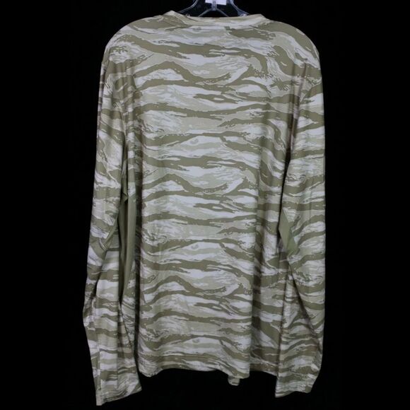 UNDER ARMOUR CAMOUFLAGE LOOSE HEATGEAR MENS SIZE LARGE LS SAND ORANGE - Picture 2 of 6